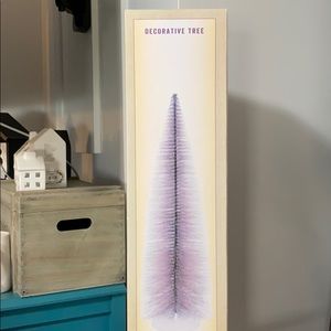 Decorative tree, light purple metallic Easter tree